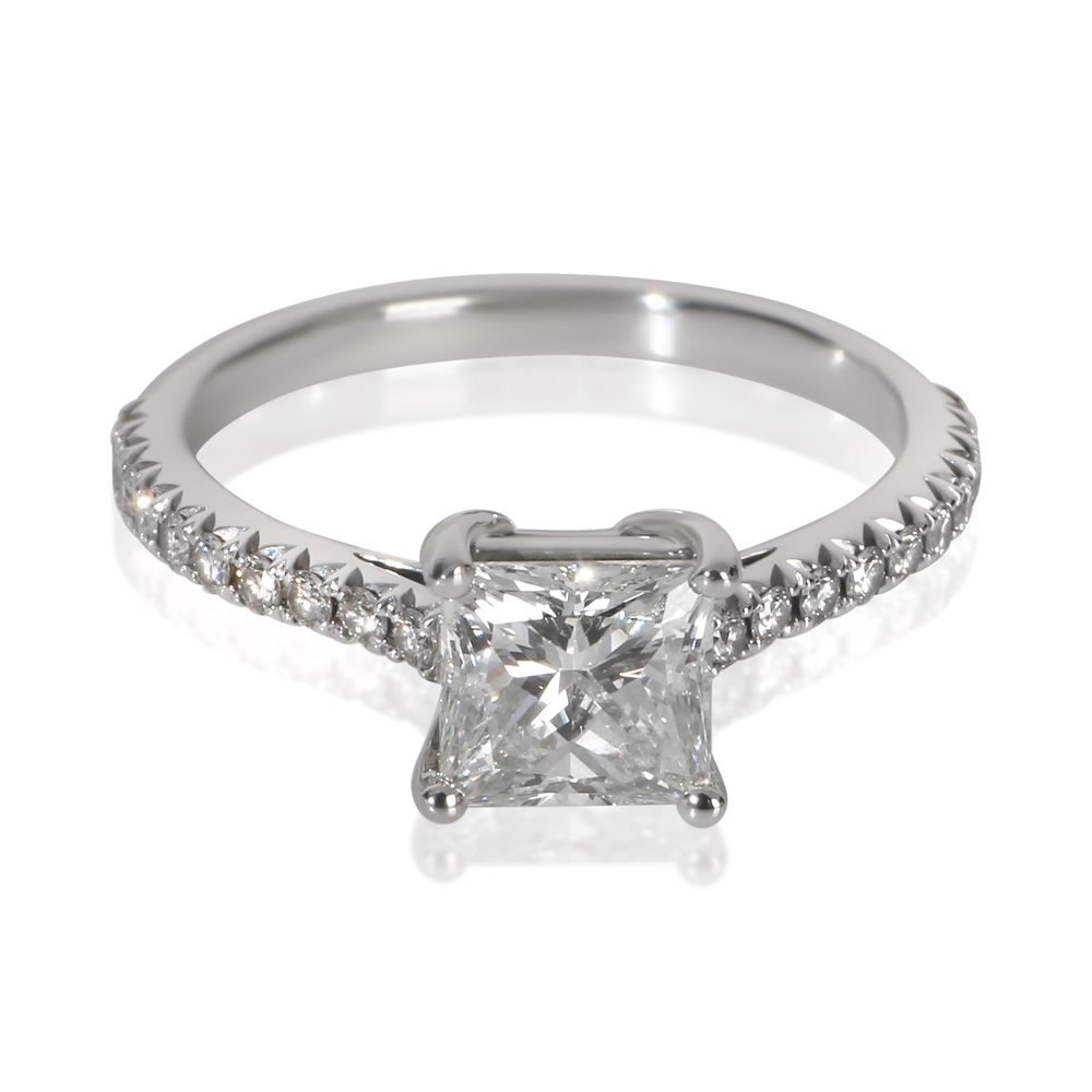 Tiffany & Co. 0.99 ct Princess Diamond Novo Engagement Ring